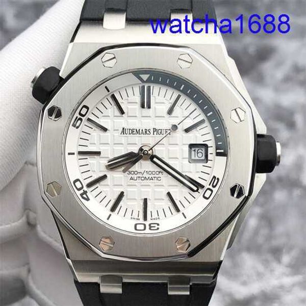 Швейцарская AP Forist Watch Royal Oak Series серии Mens Watch 15710ST Date Display функция 300 метров глубины 42 мм автоматические механические часы