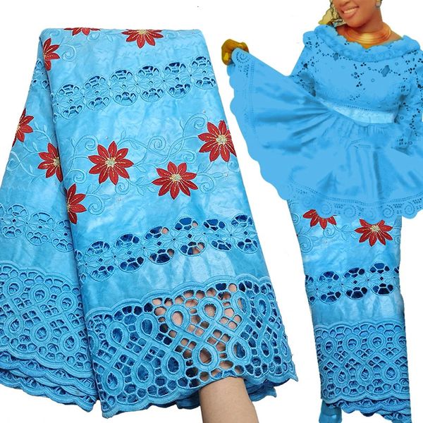 FabricBob neueste Bazin Riche Stoff Hochwertige Australien Party Kleid Afrikanische Spitze Stoff 2,5 Yards 240408