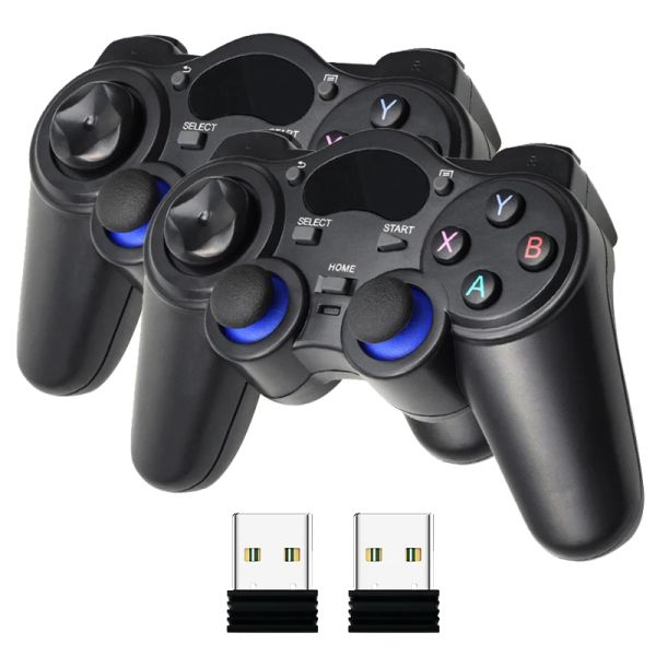 MICE 2.4GHz Wireless PC Game Controller USB Gamepad para PS3 / TV Box / Android Phone / PC Joystick para acessórios PS3