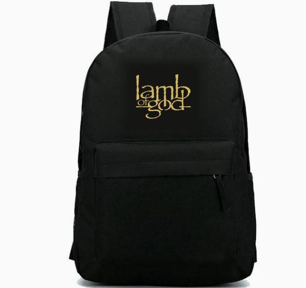 Lambof God Mackpack Randy Blythe Daypack como os palácios queimam a banda de rock da banda escolar Música Rucksack Sport School Bag Packoor Day Pack8174203