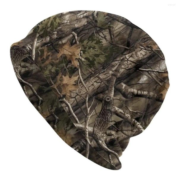 Berets Camouflage Real Tree Bonnet Hüte stricken Outdoor Woods Camo Muster Schädel Mützen Unisex Sommer Dual-Use