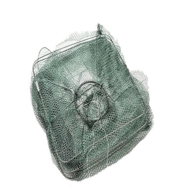 Рыбацкие аксессуары Новая складная рыба Minnow Crab Crim Crimp Crimp Trap Cast net Cage fi2877671 Спортивная доставка на открытом воздухе OTJTF