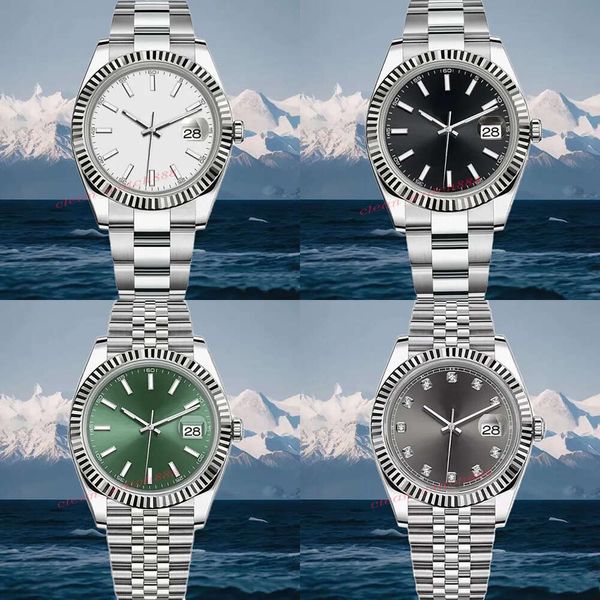 Männer Designer klassisches Schmuckmodellmodell und Damengröße 41 mm 36 mm 31 mm Fashion Watch 904L Stainles Stahl Sapphire Hochqualitäts Uhren -R S -r