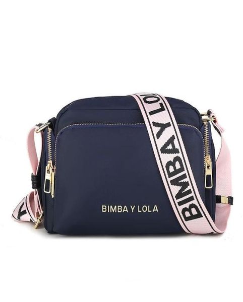 Moda feminina Espanha Bolsos Girls Escolar Y Nylon Bolsa Messenger Bolsa de Bolsa de ombro Crossbody Ladies Camera Bag Be1122039