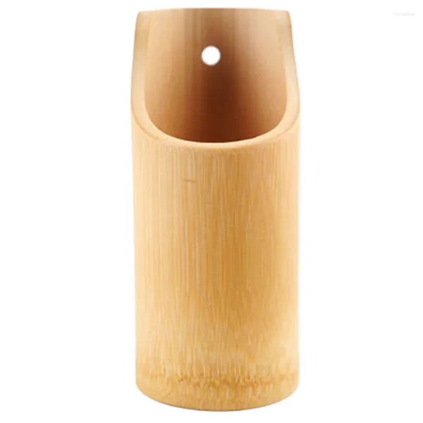 Tazze di bamboo per posate di posate utensili topstick besticcia in legno bacchette custodia per cucina