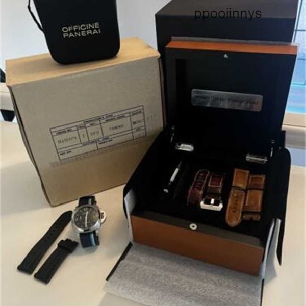 Relógios de luxo masculinos de luxo de panerei luminores marina wristwatches pam312 vendedor do Reino Unido PWO7