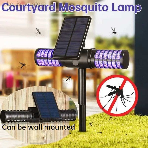 Lampade killer di zanzare lampada a zanzara solare per esterni Waterproof USB Insetticida UV Insetticida Night Mosquito lampada da giardino Insetticida YQ240417