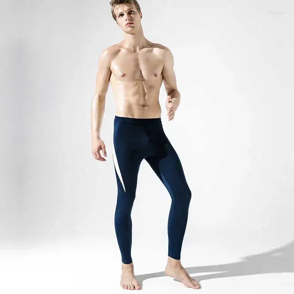 Herren thermische Unterwäsche Mode weiche sexy männliche Fitness Stretch bequeme Leggings Hosen Long Johns Herren Kleidung schiere Strumpfhosen