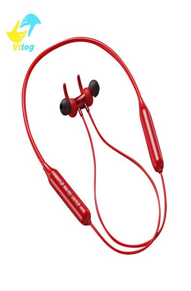 VitoG DD9 TWS sem fio Bluetooth Earlyphones Sports Magnetic Running Band de pescoço IPX5 Esporte à prova d'água Earbuds Ruído Earphone6874371