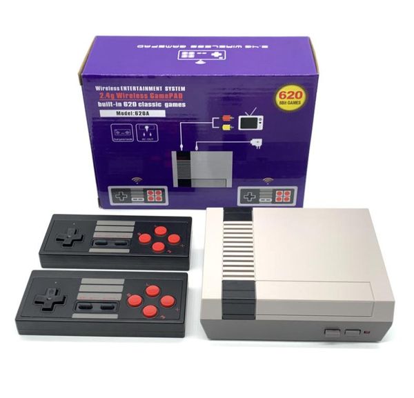 Mini AV TV Video Game UBox Super Classic per NES FC 620IN Games Video Game Console retrò con doppio portatile Wirele4866693 da 24 g