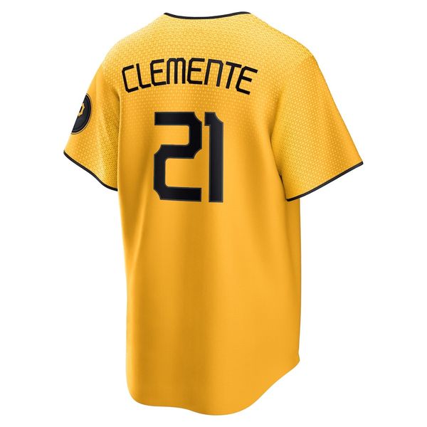 Jerseys de beisebol personalizados homens mulheres jovens garotos Roberto Clemente