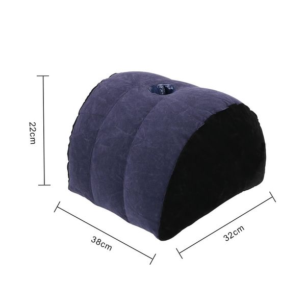 Cushion Inflable Sex Aid Pillow Furniture Flocking Sofá Erótico Jogos para Adultos Toys para Casal Produto de Masturbação 240412