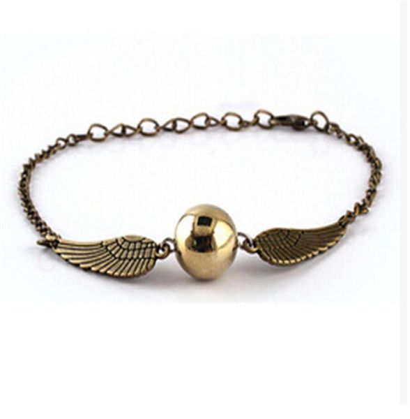 Pulseira de bolso de bolso de golden snitch de quiddch