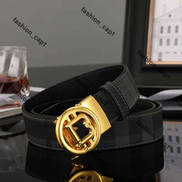 Berberry Belt Bayberry Belt Designergürtel karierte Leder Luxus Frauen Buchstabe B Schnalle Streifenmuster Klassische Cinturon Mann Kausaler Burbuerry -Gürtel für Männer 277