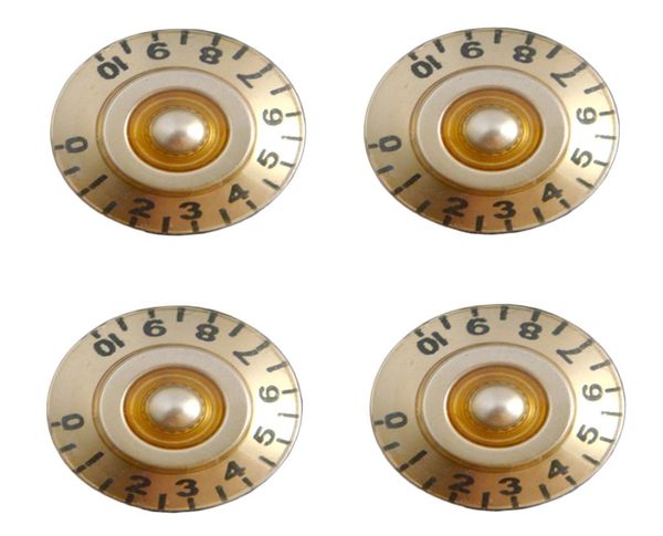 4 Stücke Speed Volumen Tonsteuerungsknöpfe für Les Paul LP E -Gitarre Golden3298773