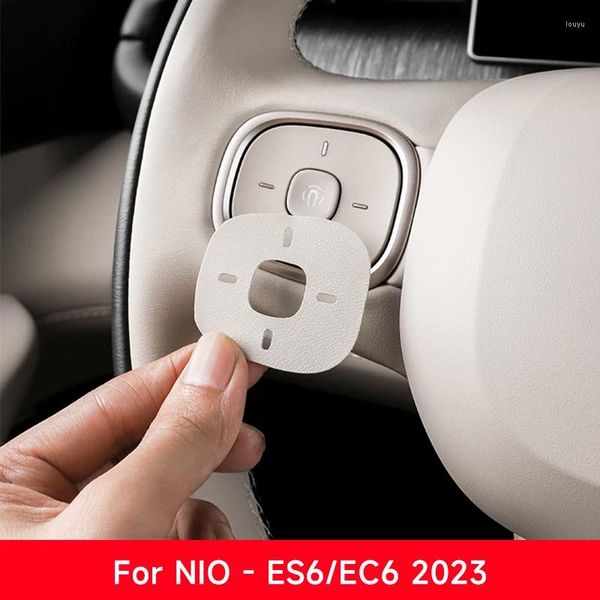 Copertine del volante dello sterzo adesivo per auto per NIO ES6 2024 EC6 EMBLEME DECIFICAZIONE ACCESSORI AUTO AUTO