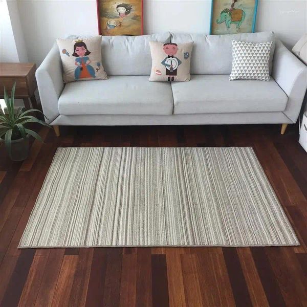 Carpetes J2767 Quarto doméstico de tapete minimalista moderno