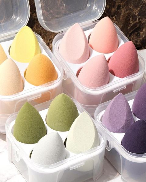 Esponjas Aplicadores de algodão Droga de água profissional Cosmética Puff Makeup Sponge Blending Face Liquid Foundation Creme Make8760770