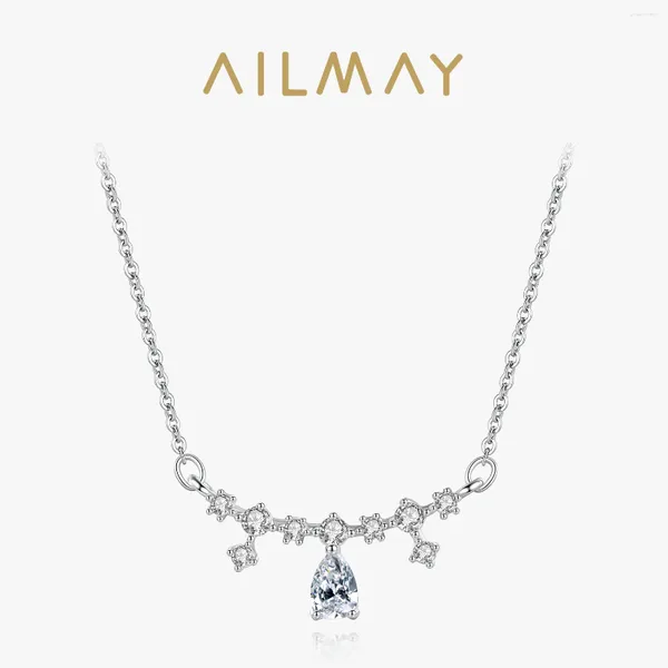 Подвески Ailmay Dazzling Clear Cz Water Drop Form