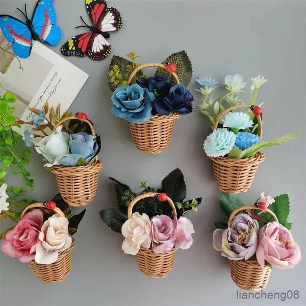 Ímãs de geladeira Compre 3 Get 1 Flor Basket Bridge Imdnets