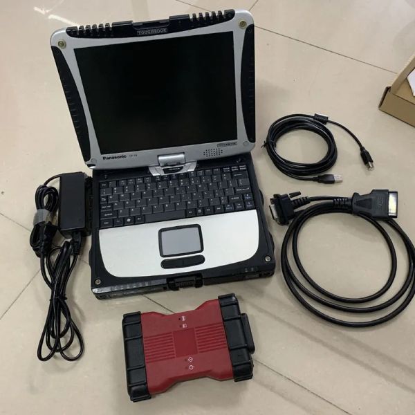 Инструменты Top VCM2 CAR Diagnostic Tool для Ford VCM II IDS V128 MultIlanguage Ford Chicles VCM 2 OBD2 Сканер с CF19 I5 4GB ноутбук CF