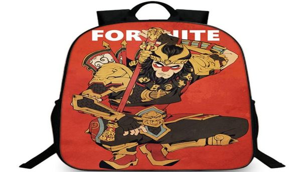 Wukong Sırt Çantası Dövüş Oyunu Daypack Monkey King Schoolbag Resim Baskı Sırıltısı Sırplı Spor Okulu Çantası Açık Günü Pack2894954