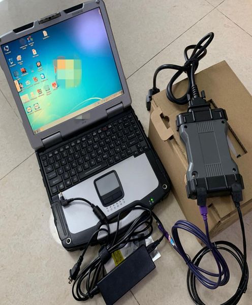 Для диагностического инструмента Mercedes MB STAR C6 VCI Сканер диагностики CAN DOIP Protoco Новейшее V2021 SSD ноутбук CF30 готово к использованию 2951403