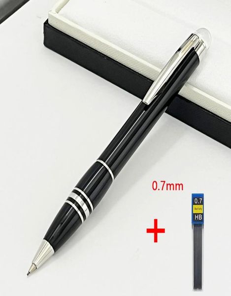 LGP Luxury Pen Schwarzes Harz Mechanical Bleistift Office Classic Stationery mit Seriennummer und Nachfüll5863713