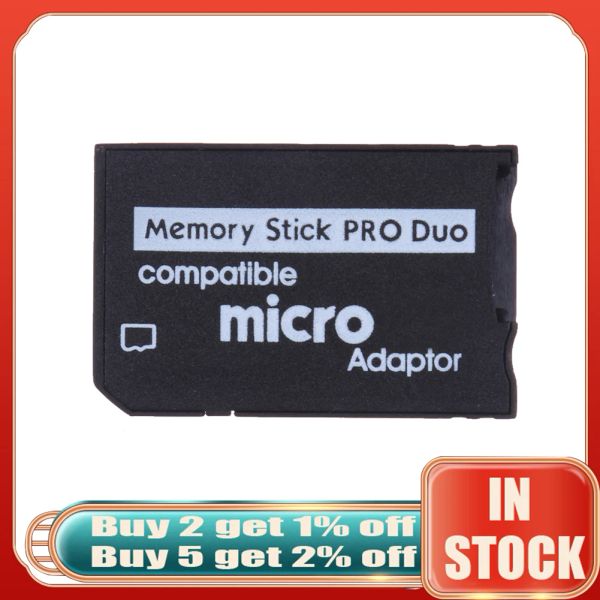 Mini Mini Memory Stick Pro Duo Reader Reader New Micro SD TF TO MS Adapter Advance Access Access 2 ГБ SD -карта и 16 ГБ TF Card