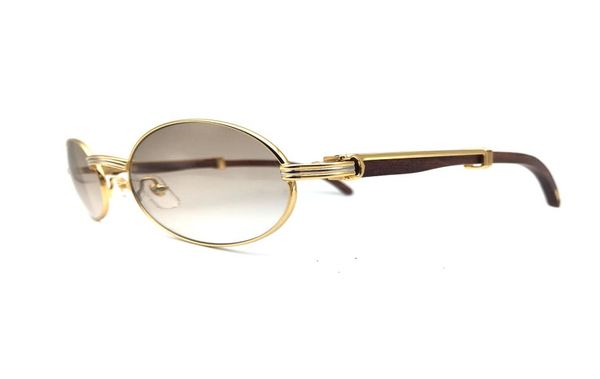 OD Brand Vintage Sun Glass Retro redonda de óculos de sol Registro de óculos carter de óculos de sol de madeira parka homens óculos tyj7921732