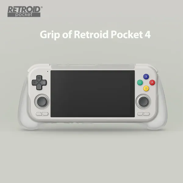 Casos Grip e Bolt of Retroid Pocket 4 Handheld Console Caset Case para Retroid Pocket Retro Video Game Console4 Pro