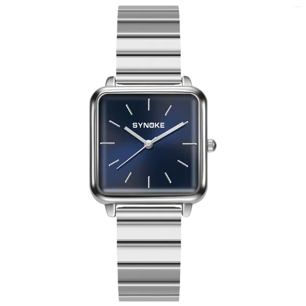 Нарученные часы бизнес -модный кварц Quartz Watch Elegant Simple Dial сплавные ремешки часы для женщин подарок для женщин
