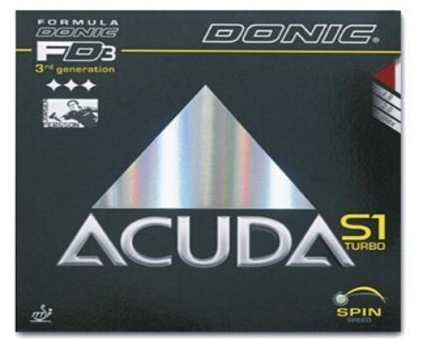 Donic Acuda S1 Acuda S1 Turbo Tisch Tennis Gummi -Tisch -Tennisschläger Racquet Sporttisch Tennis Cover Ping Pong Rubber4762686