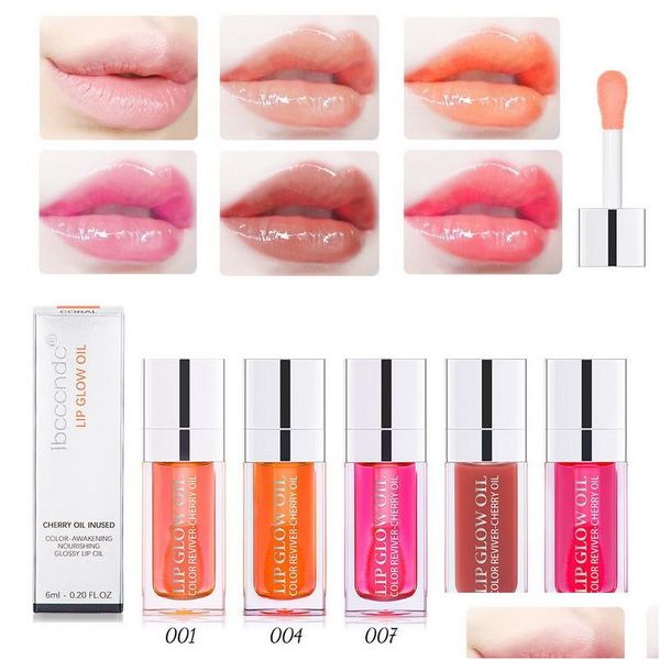 Lip Gloss Diy Maquiagem Lipglossion Cherry inusado Desejo de cor de cor de cor nutritiva Hidratante transparente Glossista IBCCCNDC Luxur Dhmek