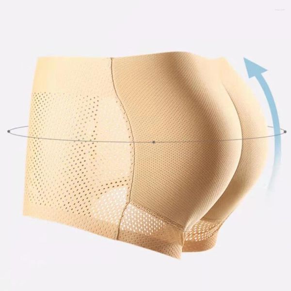 Underpants 1pc sexy Männer Hüfte Bulfter Enhancer Boxers Shorts gepolsterte Unterwäsche atmungsaktive U-Convex-Beutel Shaper Körperschütze