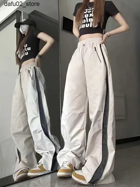 Pantaloni da uomo 2024 Nuovi pantaloni da donna Casual Borse Harajuku Pantaloni da carico extra grandi