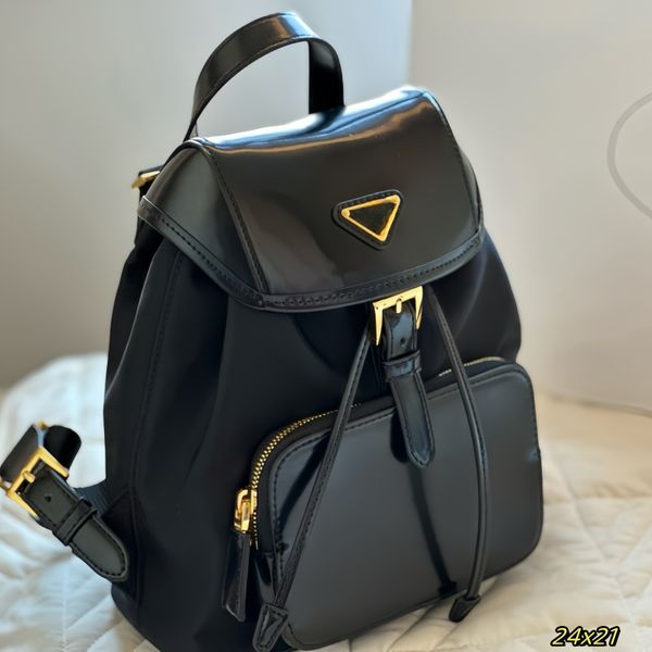 BACKPACK BRANDER LUXI BACKPACK PACCHUE PACCHUE BASSE BOUTIQUE PER BACKPACK DAMIGLIE 7A Triangolo Triangolo medio