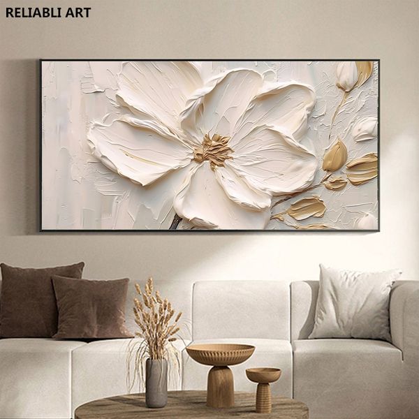 Classic Floral Painting Home Decoration regalo moderno in tela Poster Poster Wall Art Picture Nordic Soggiorno Decor Cuadros senza cornice