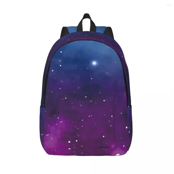 Backpack Laptop unico Galaxy Realistic Galaxy BASSE SCUOLA DURA Studente Girl Travel