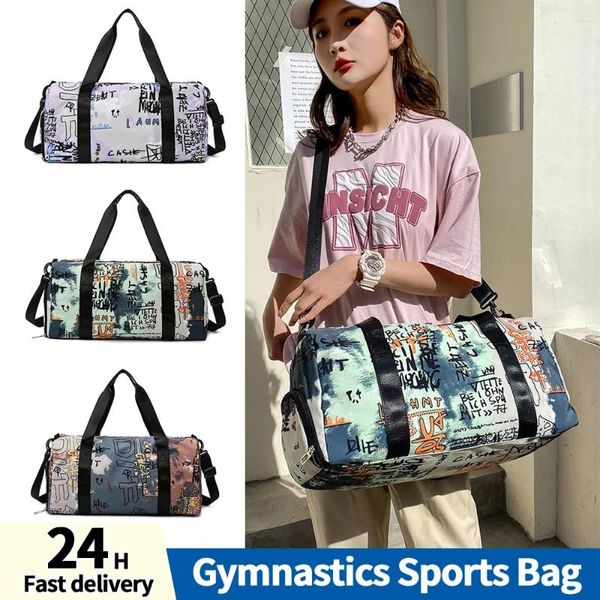 Outdoor -Taschen Gymnastics Sportsack Leichtes schulter wasserdichtes Reisen -Rucksack mit Schuhfach für Geräteausrüstung