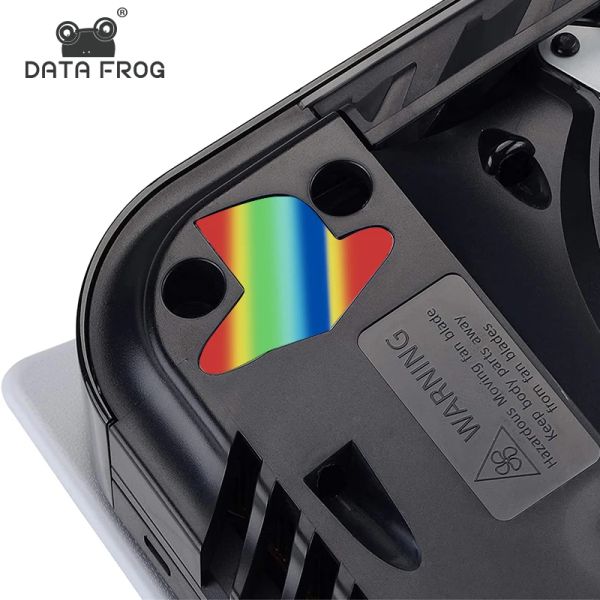 Joysticks Data Frog Sticker per PlayStation 5 Skin di decalcomania in vinile personalizzato per PS5 Driver CD disco/Console Digital Logo Decal Decal Flim