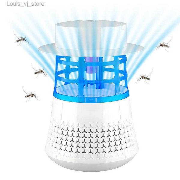 Lâmpadas de Mosquito Killer Mosquito Eliminador de Mosquito Com 7 Luzes LEDs Purple Lights Outdoor Electric Mosquito Eliminador Indoor Courtyard YQ240417