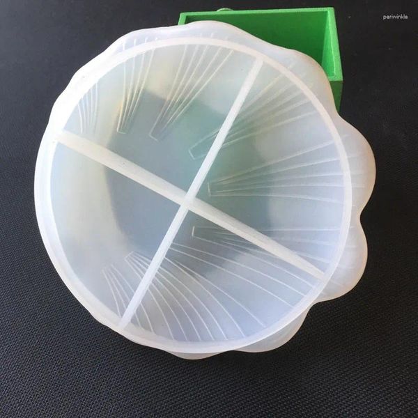 Backformen DIY Striped Shell Form Typ Epoxidharz für Schmuck Werkzeuge Kuchen Fondant Silikonform