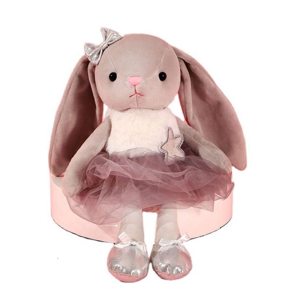 2024 bonecas personalizadas bonecas pluxush coelho coelho brinquedo mole de dança de balé presentes para meninas