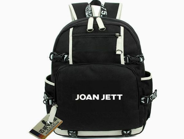 Joan Jett Rucksack I Love Rock N Roll Daypack Rock Band School Back Music Radapsack Computer Rackpack Sport School Bag Out Door Day P2003018