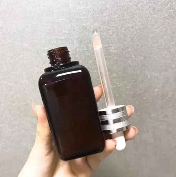 Toptan 7. Gelişmiş Gece Serum Onarım Özü 50ml 75ml 100ml Ücretsiz Gönderimler Kurtarma Onarımı Losyon Nemlendirici Cilt Bakımı Yüz Bakım Kahverengi Şişe