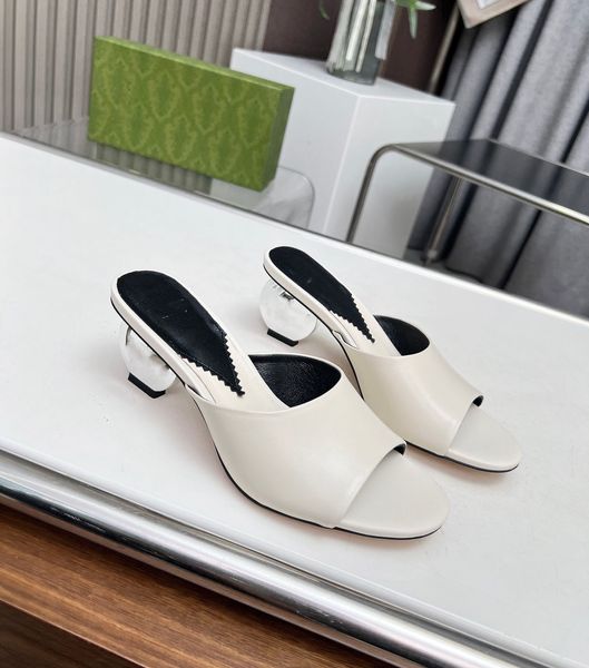 Designer de alta qualidade feminino Couro G Sandals Sapatos de salto Sandálias GGS GGS SLIPER TIROKLE SPRAP SHOPS GHJJ