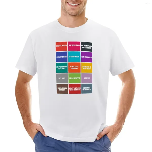 Polos da uomo Frasier Quotes T-shirt camicie per asciugatura rapida magliette grafiche nere t per uomini