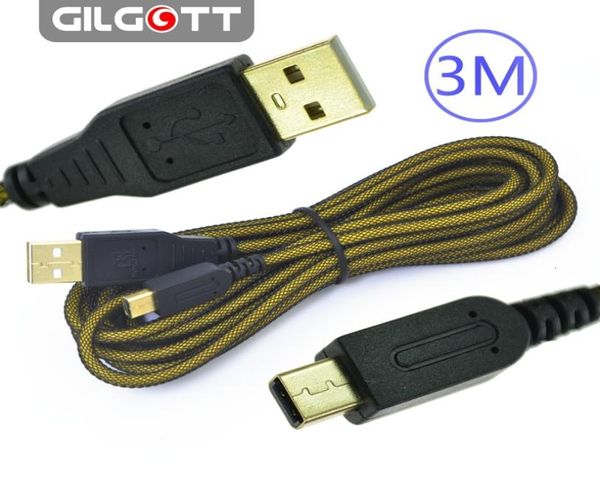 3M 24K Metal Senkronizasyon Şarj Cihazı USB Nintendo DSI XL 3DS3220384 için Şarj Güç Kablosu Kablosu