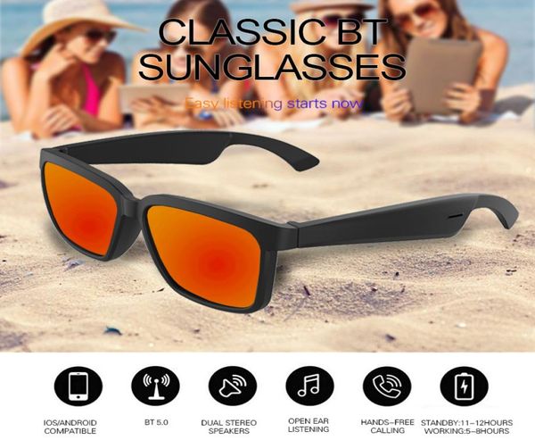 Drahtlose Bluetooth Smart Gläsern Offene Ohrtechnologie Sun Eyewear Touchsensor Machen Sie Hände. Audio Remote3064357